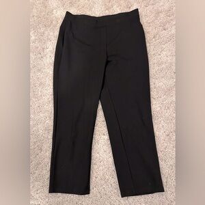 Susan Graver EUC  Black Pull-on pants Medium Weight sz L